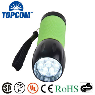 Alta calidad Mini 9 LED FlashLight crecer en la oscuridad